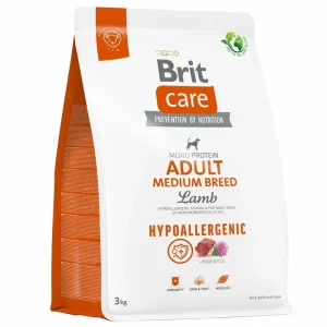 BRIT CARE pies Hypoallergenic Adult Medium Lamb 3kg