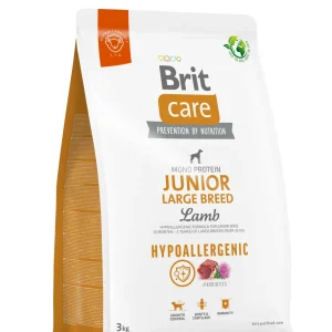 BRIT CARE pies Hypoallergenic Junior Large Lamb 3kg