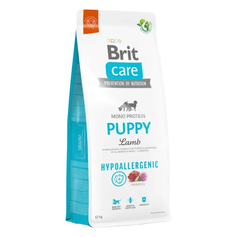 BRIT CARE pies Hypoallergenic Puppy Lamb 12kg