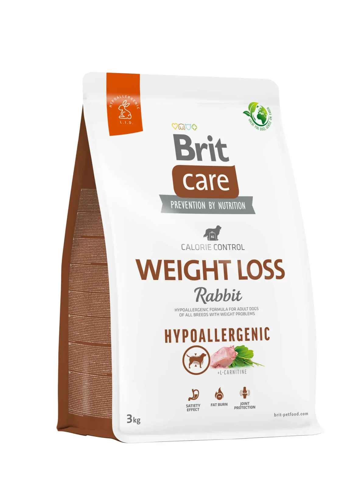 BRIT CARE pies Hypoallergenic Weight Loss 3kg