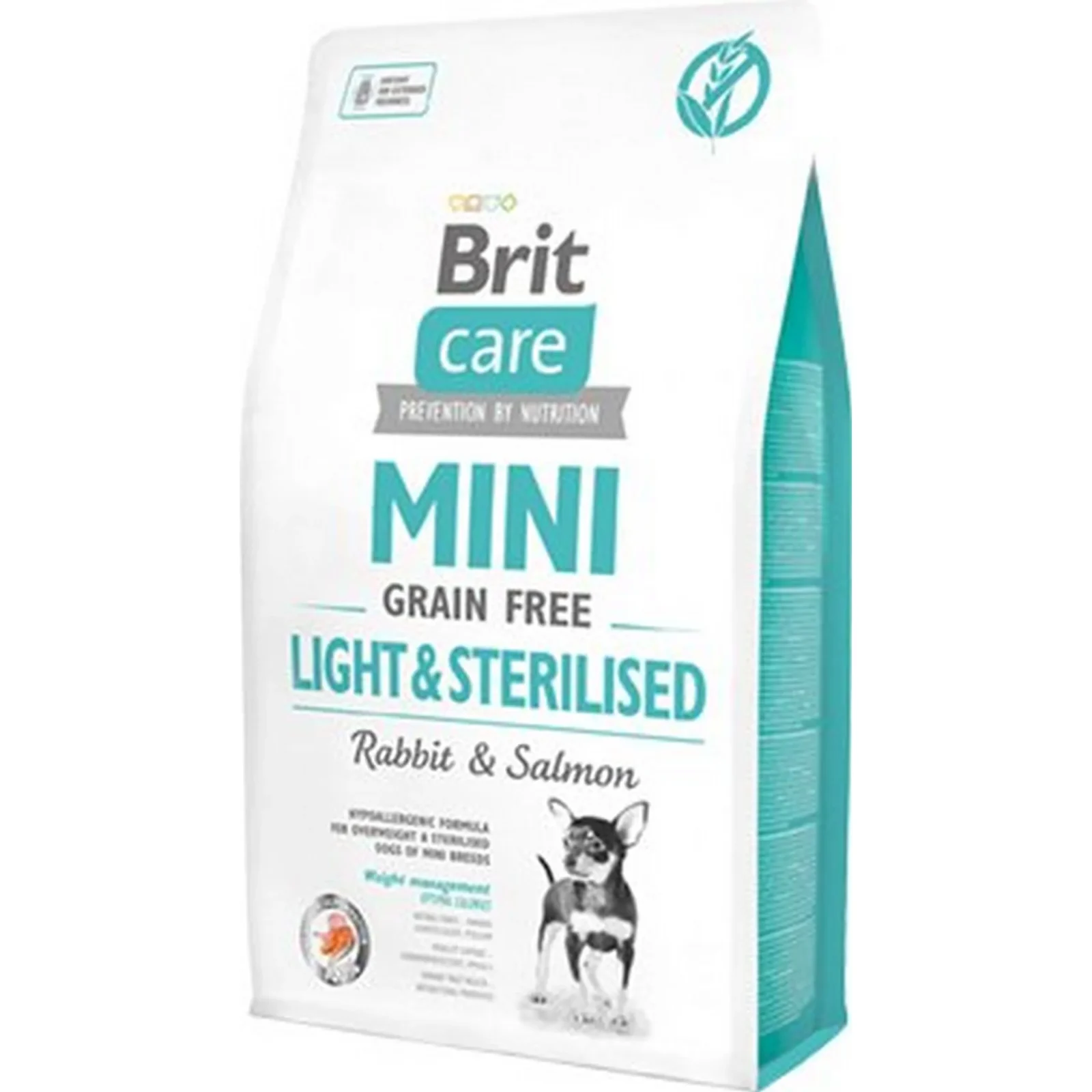 BRIT CARE pies Mini Grain Free Light & Sterilised 2kg