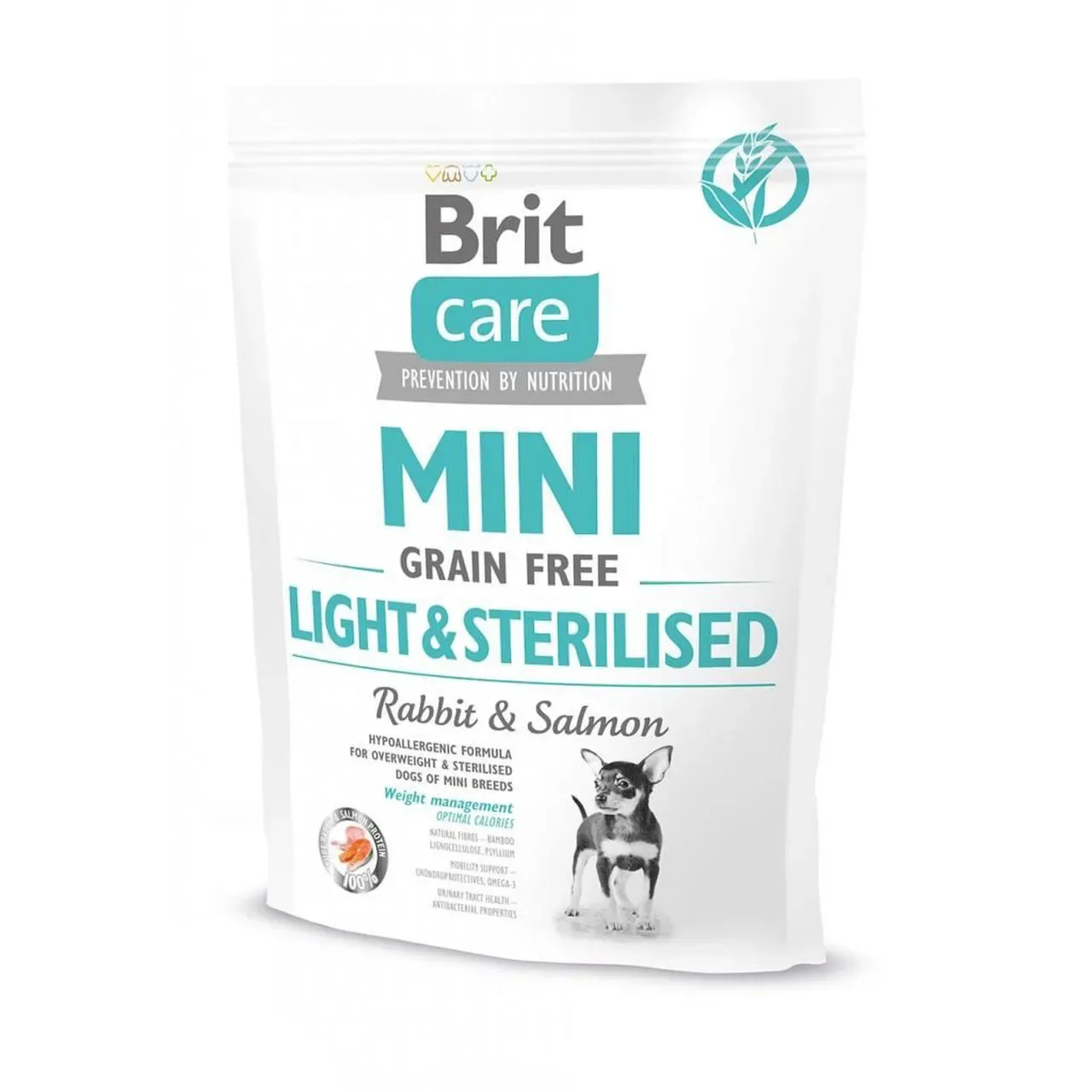 BRIT CARE pies Mini Grain Free Light & Sterilised 400g