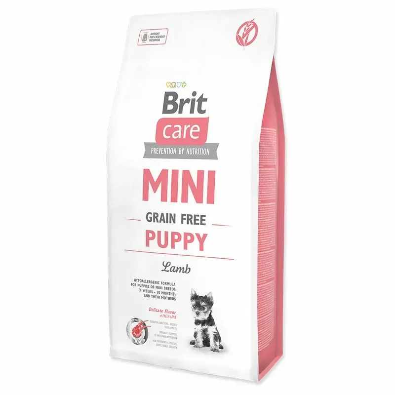 BRIT CARE pies Mini Grain Free Puppy Lamb 7kg
