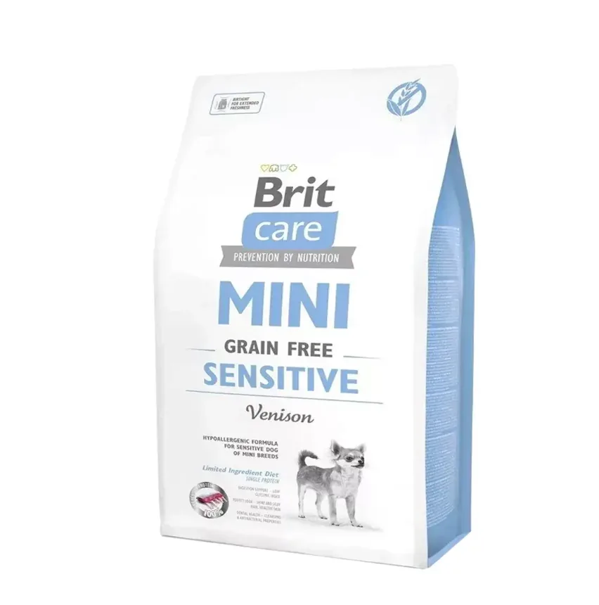 BRIT CARE pies Mini Grain Free Senstitive 2kg