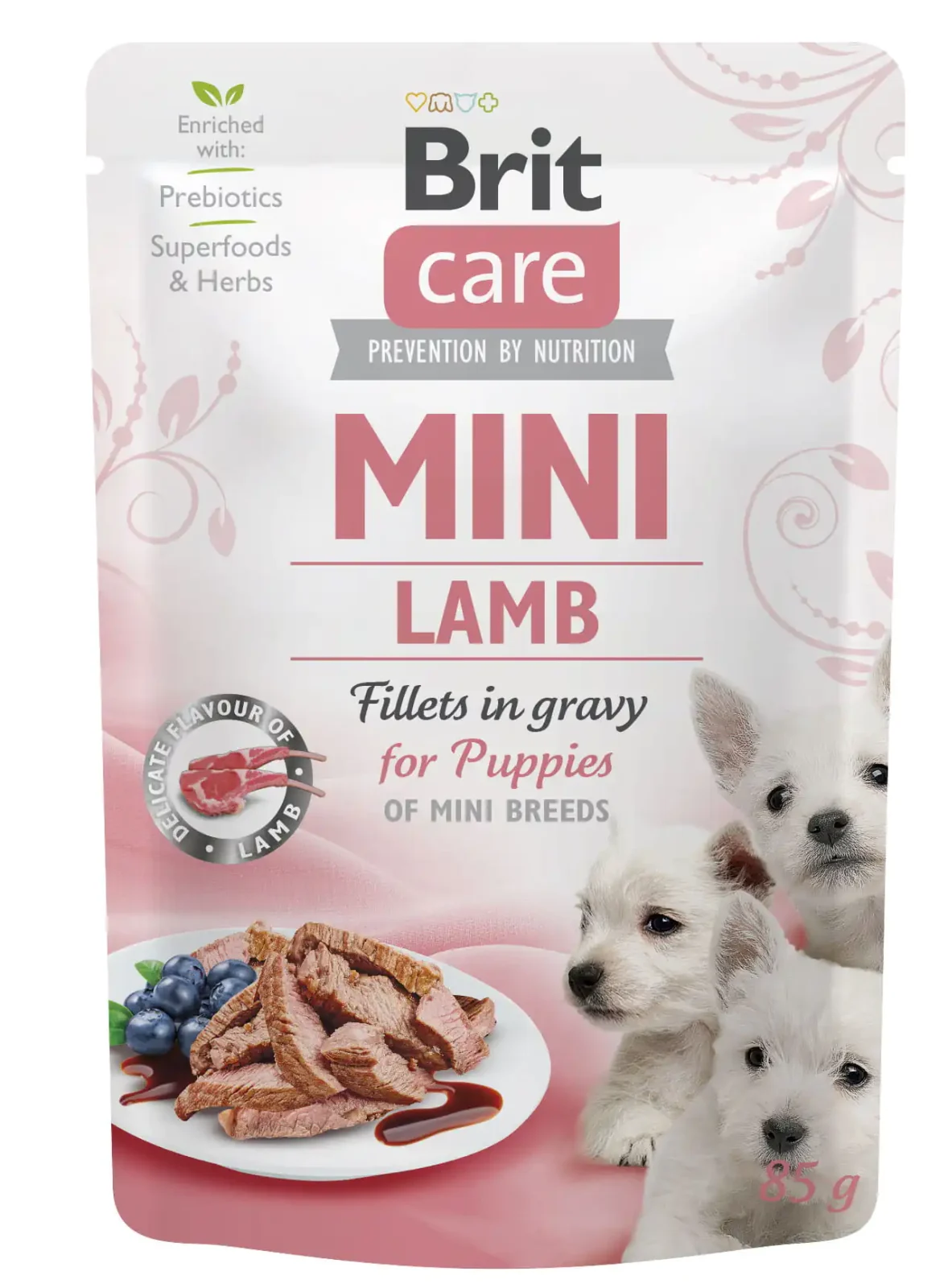 BRIT CARE pies Mini Puppy Lamb saszetka 85g