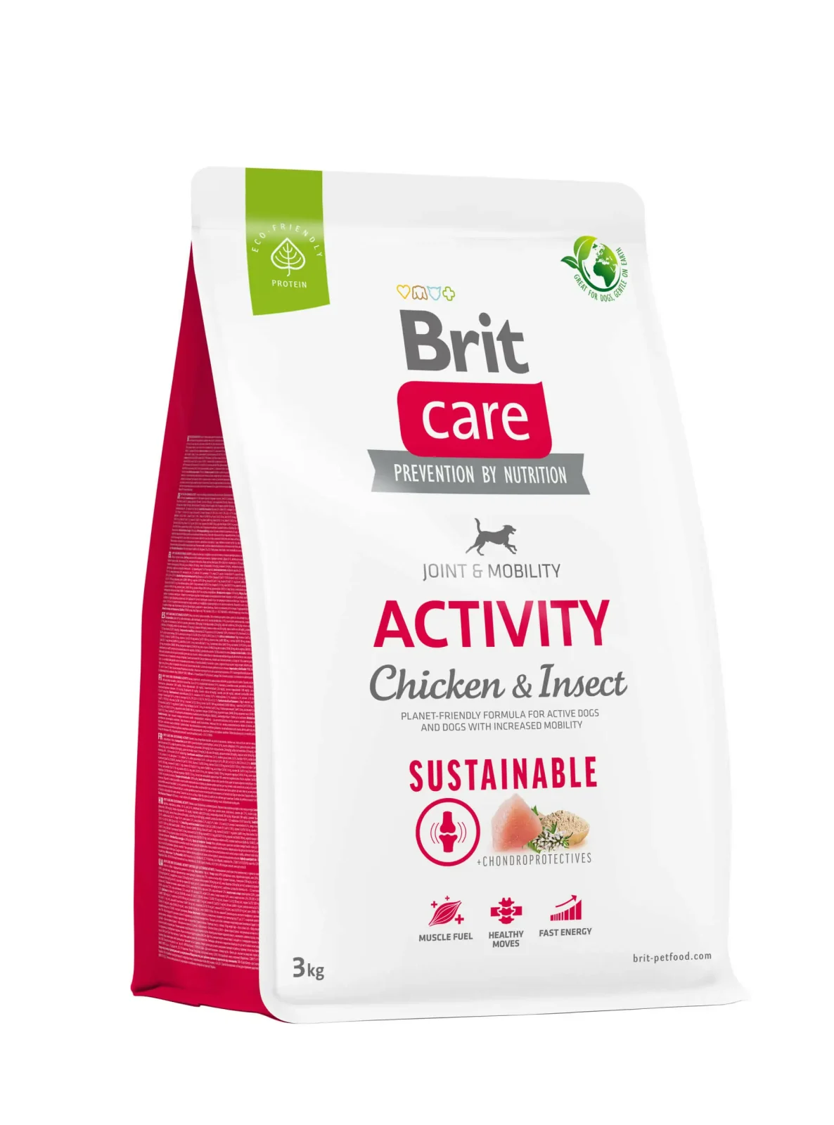 BRIT CARE pies Sustainable Activity Chicken Insect 3kg