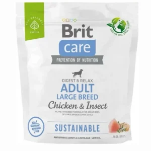 BRIT CARE pies Sustainable Adult Large Chicken Insect 1kg