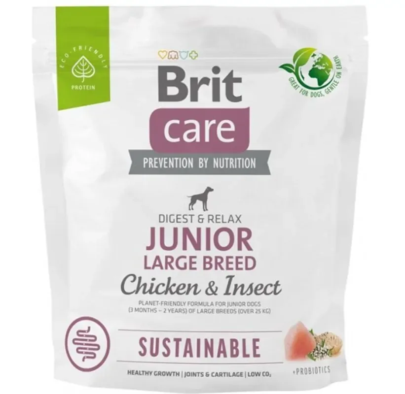 BRIT CARE pies Sustainable Junior Large Chicken Insect 1kg