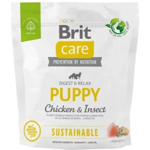 BRIT CARE pies Sustainable Puppy Chicken Insect 1kg