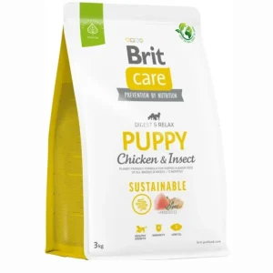 BRIT CARE pies Sustainable Puppy Chicken Insect 3kg