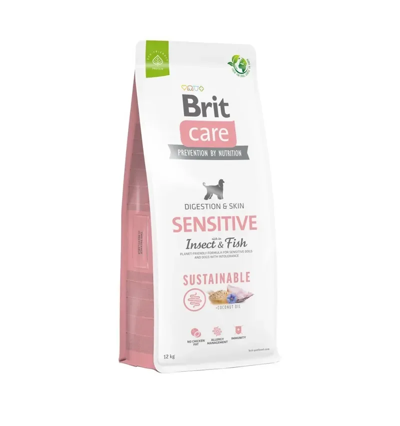 BRIT CARE pies Sustainable Sensitive Insect Fish 12kg