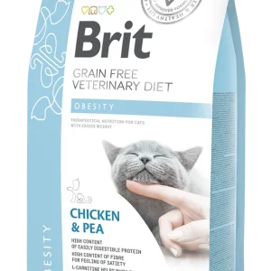 Brit gf veterinary diets cat Obesity 2kg