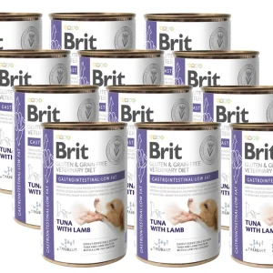 BRIT GF Veterinary Diets Dog Gastrointestinal Low Fat 12x400g- -karma mokra dla psa
