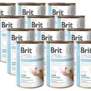 BRIT GF Veterinary Diets Dog Obesity 12x400g - karma mokra dla psa