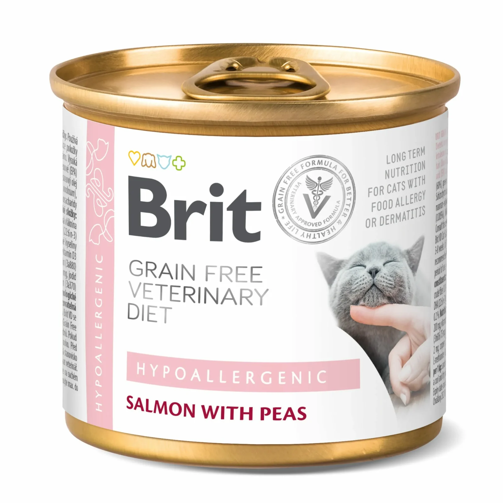 BRIT Grain Free Veterinary Diet Cat Hypoallergenic 200g