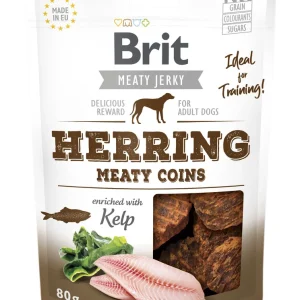 BRIT Jerky Snack Herring Meaty Coints 80g