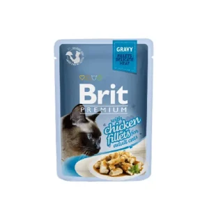 BRIT kot Gravy Fillets with Chicken 85g