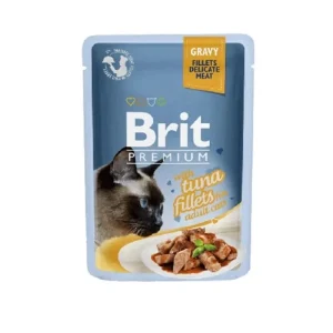 BRIT kot Gravy Fillets with Tuna 85g