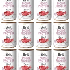 Brit Mono Protein Lamb 12x400g monobiałkowa mokra karma z Jagnięciną PSY