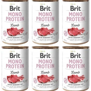 Brit Mono Protein Lamb Jagnięcina Puszka 6 x 400 g