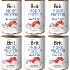 Brit Mono Protein Lamb & Rice Puszka 6 x 400g