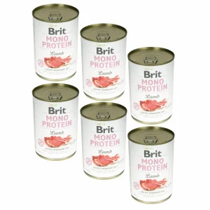 BRIT MONO PROTEIN Mokra Karma Dla Psa z Jagnięciną 6x400g