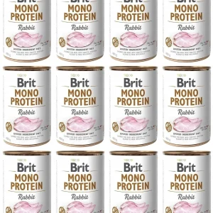 Brit Mono Protein Rabbit Królik 12 x 400 g