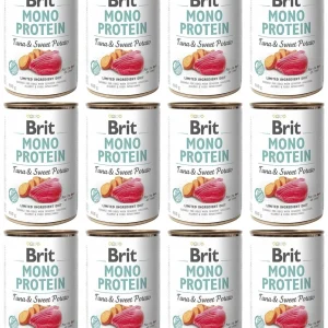Brit Mono Protein Tuna & Sweet Potato 12×400 g