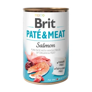 BRIT PATE & MEAT SALMON 400g
