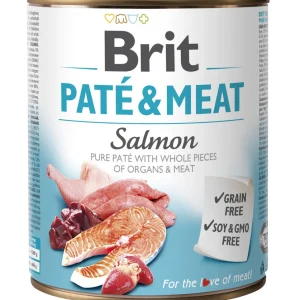 BRIT PATE & MEAT SALMON 800g