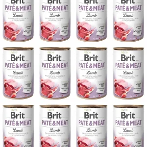 Brit Pate&Meat Dog Lamb Jagnięcina 12 x 400 g