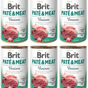 Brit Pate&Meat Dog Venison Dziczyzna 6 x 400 g