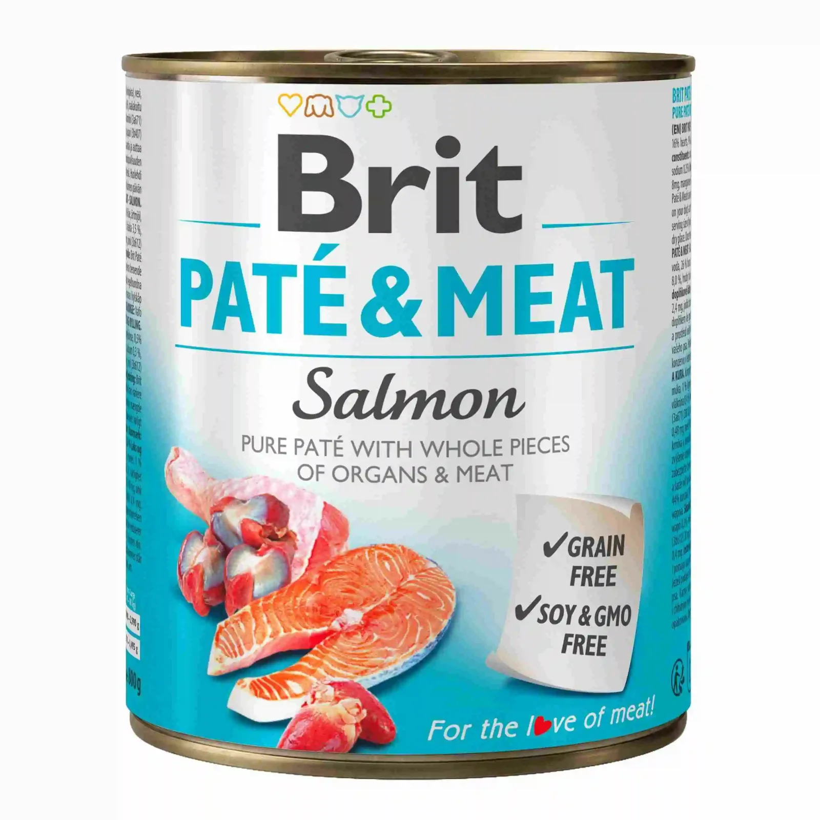 BRIT pies Pate & Meat Salmon 800g