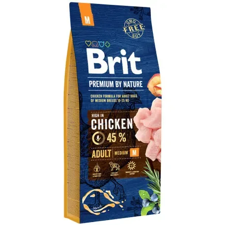 BRIT Premium by Nature Adult Medium 15kg