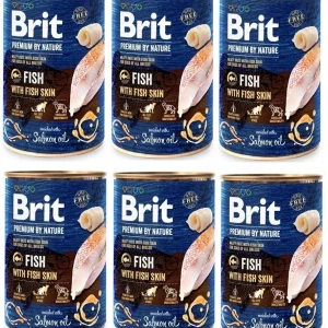 Brit Premium by Nature Fish with Fish Skin 6x400g