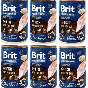 Brit Premium by Nature Fish with Fish Skin 6x800g
