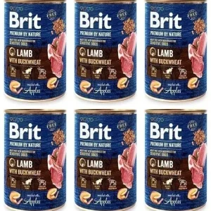 Brit Premium By Nature Lamb Jagnięcina 6 x 400 g