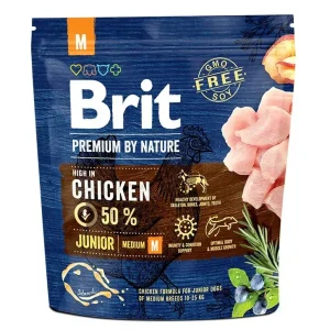 BRIT Premium by Nature pies Junior Medium M 1kg