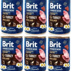 Brit Premium by Nature Turkey With Liver 6x400g