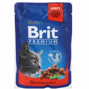 BRIT Premium kot Beef Stew & Peas 100g