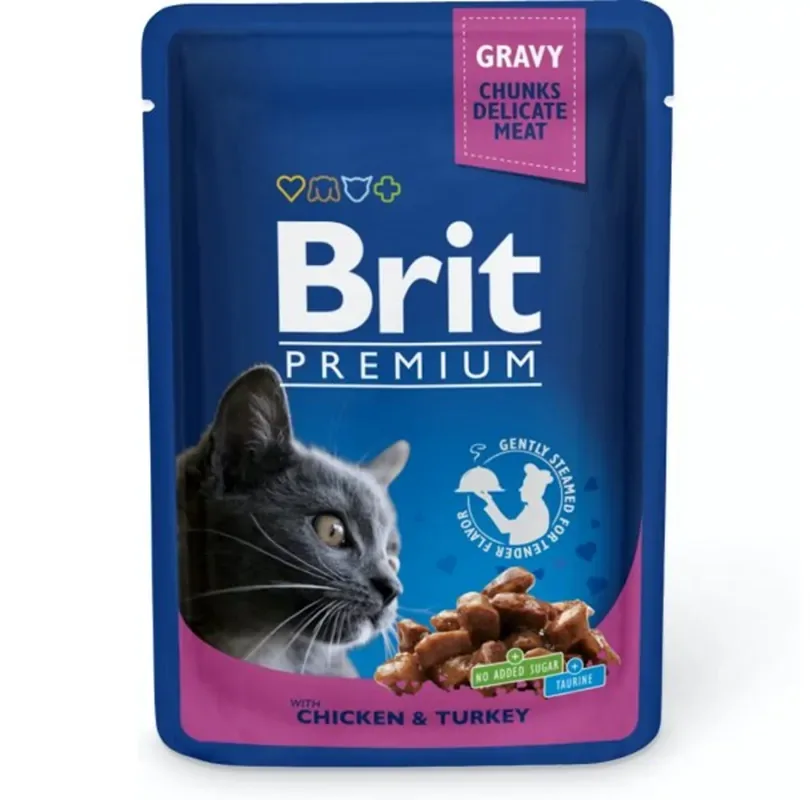 BRIT Premium kot Chicken & Turkey 100g