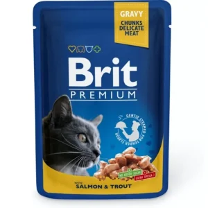 BRIT Premium kot Salmon & Trout 100g