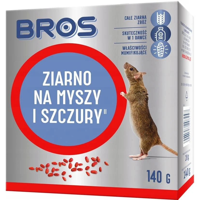 BROS – ziarno na myszy i szczury 140g