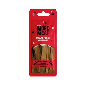 BUBAlicious More Meat paski 70g królik banan sezam
