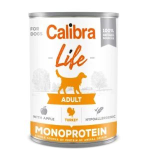 CALIBRA Dog Life Adult Turkey with apples 24x400g