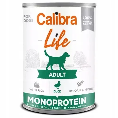 Calibra Life Dog Monoprotein Duck 6 x 400 g - Image 2