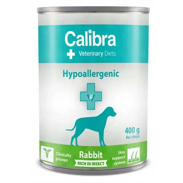 CALIBRA VD dog hypoallergenic rabbit&insect 400g