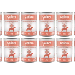 Calibra Veterinary Diet Pies Gastrointestinal Low Fat Puszka 12 x 400g