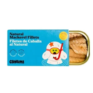Canumi naturalne filety z makreli dla psa - naturalny przysmak i karma uzupełniająca dla psa - 90g