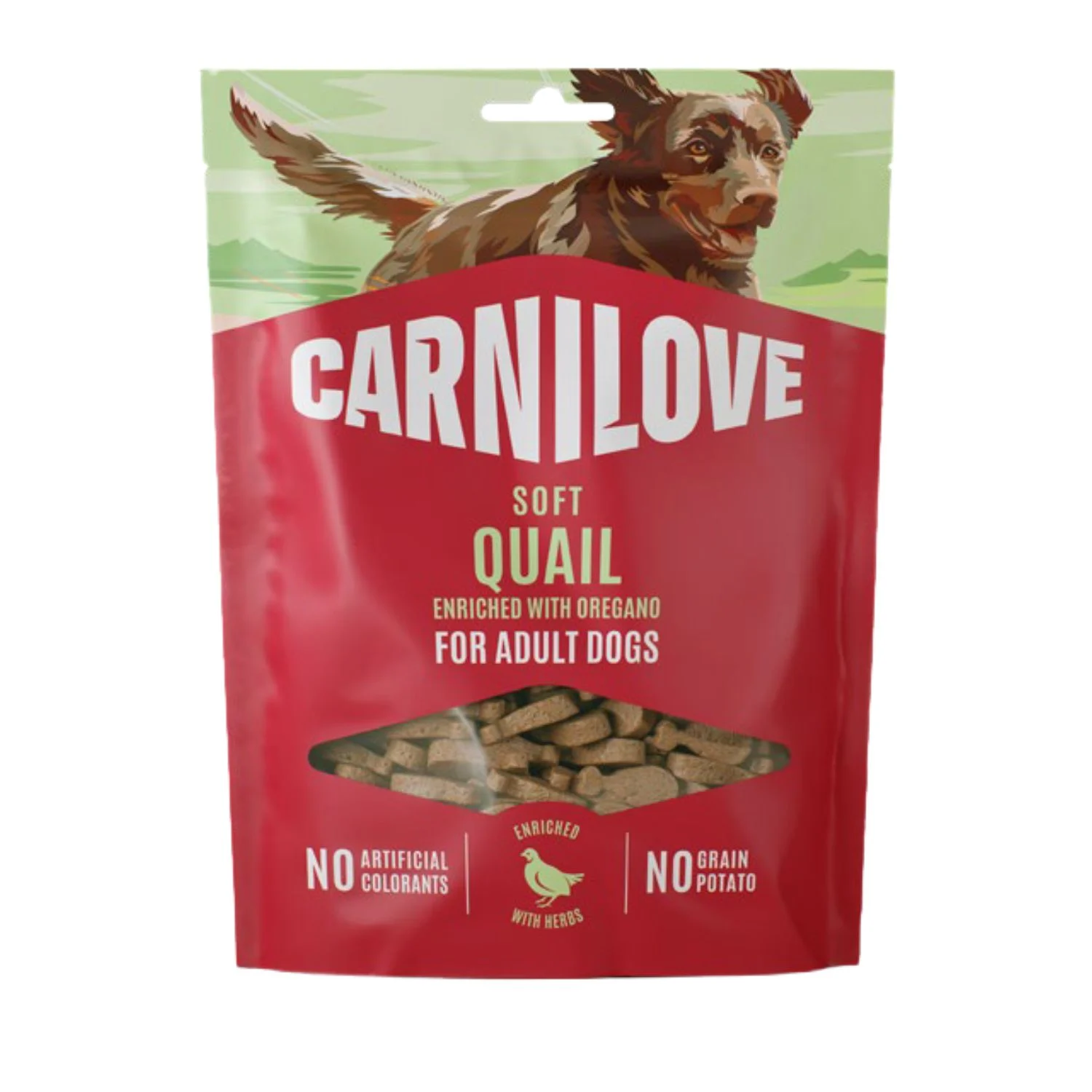 Carnilove Soft Snack przepiórka z oregano 200g